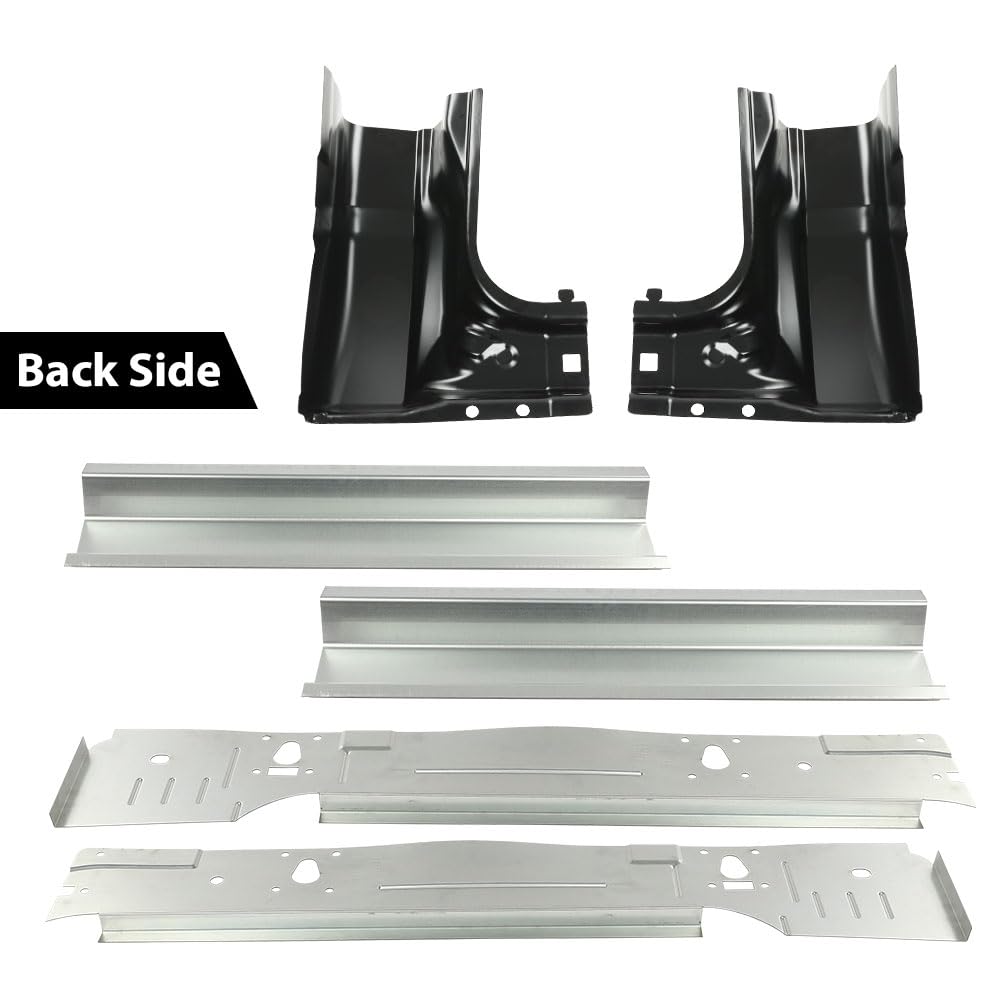 G-PLUS 6 PCS Rocker Panel Inner & Cab Kit Compatible with Ford F250 F350 F450 Super Duty 2 Door Regular Cab 1999-2016,Compatible with Regular Cabs Only/Not Fit Extended Cabs or Crew Cabs