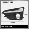 G-PLUS Fog Light Trim Compatible with Driver and Passenger Fit Subaru Impreza 2017-2019, Fit For Models with Chrome Trim 57731FL040