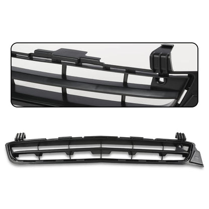 G-PLUS Front Bumper Upper Grill Assembly Compatible With 2013 Chevy Malibu LS LT Honeycomb Mesh ABS Chrome 20768835