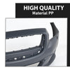 G-PLUS Front Bumper Cover Compatible with Jaguar XJ 2011-2015, Fit Jaguar XJR (Submodel: Base, L) 2014 2015, w/o Parking Aid Sensor Holes, C2D5370XXX, JA1000148, Black