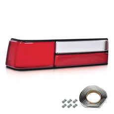 G-PLUS Tail Light Lens Left for Ford Mustang 1987-1993 Red Replacement