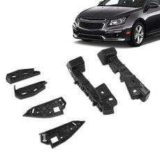 G-PLUS Front Bumper Brackets 6PCS for Chevy Malibu 2016-2018 Support Retainer Front View
