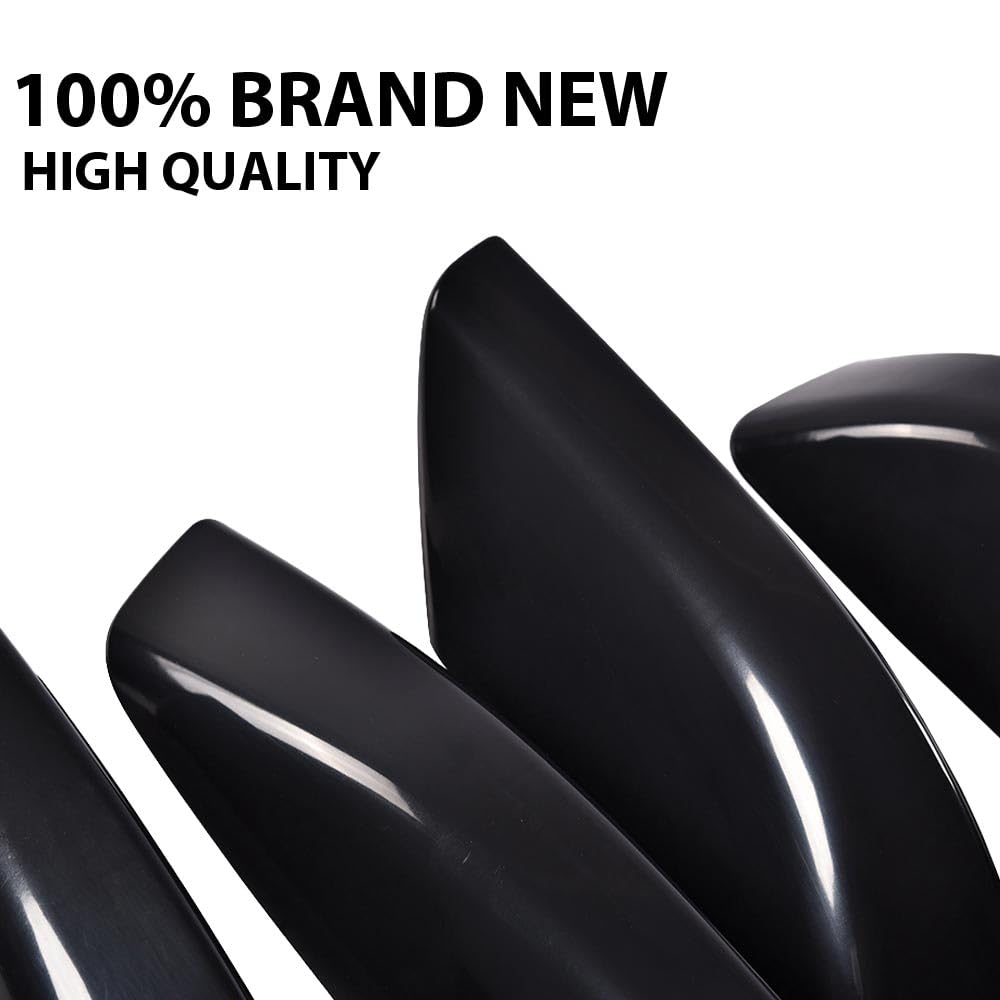 G-PLUS Roof Rack Rail End Cover Shell Cap Compatible with Toyota 4Runner N210 2003 2004 2005 2006 2007 2008 2009 4 PCS Black