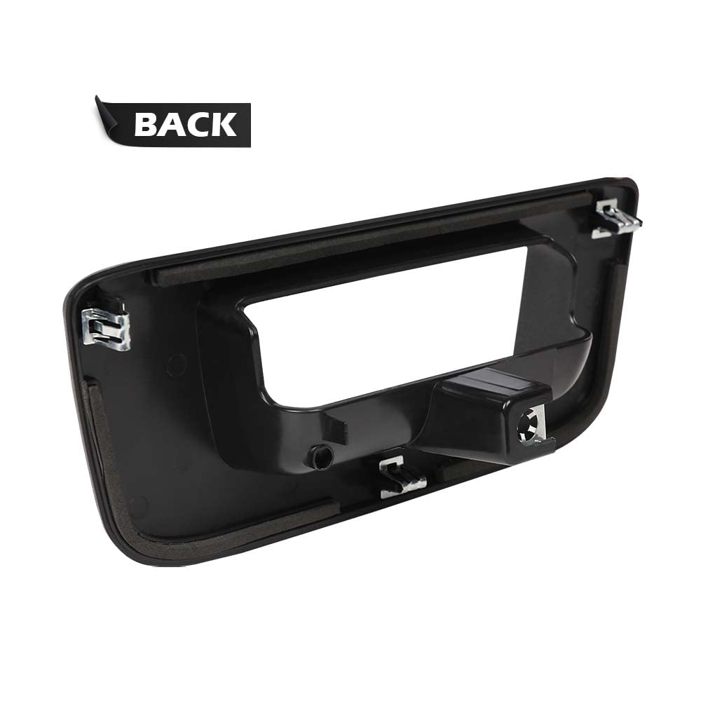 G-PLUS Tailgate Handle Bezel Compatible with Chevy Silverado/GMC Sierra 1500 2500HD 3500HD 2007-2014 Rear Tail Gate Latch Handle 15927251 GM1916107 22755303