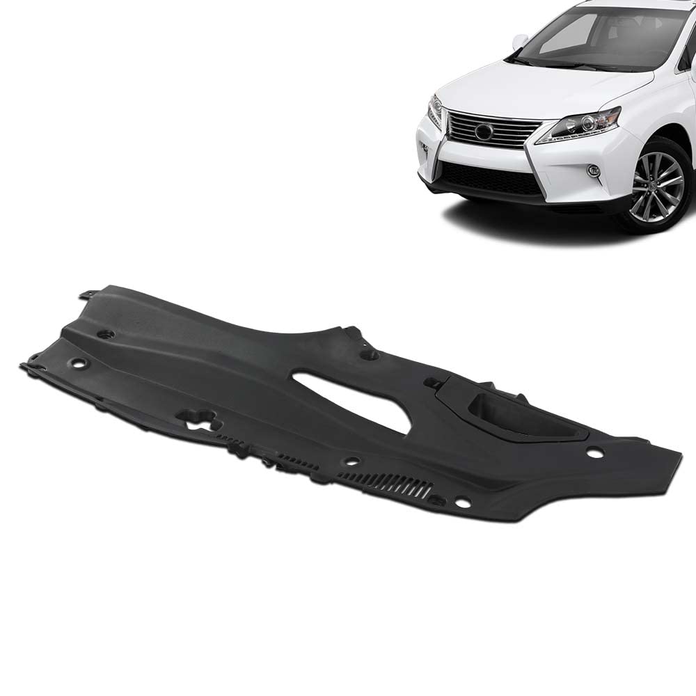 G-PLUS 1PC Black Radiator Support Cover Panel Compatible with 2010-2015 RX350 Base 2013-2015 RX350 F Sport 2014-2015 RX350 Sportdesign 5329548042 LX1224107