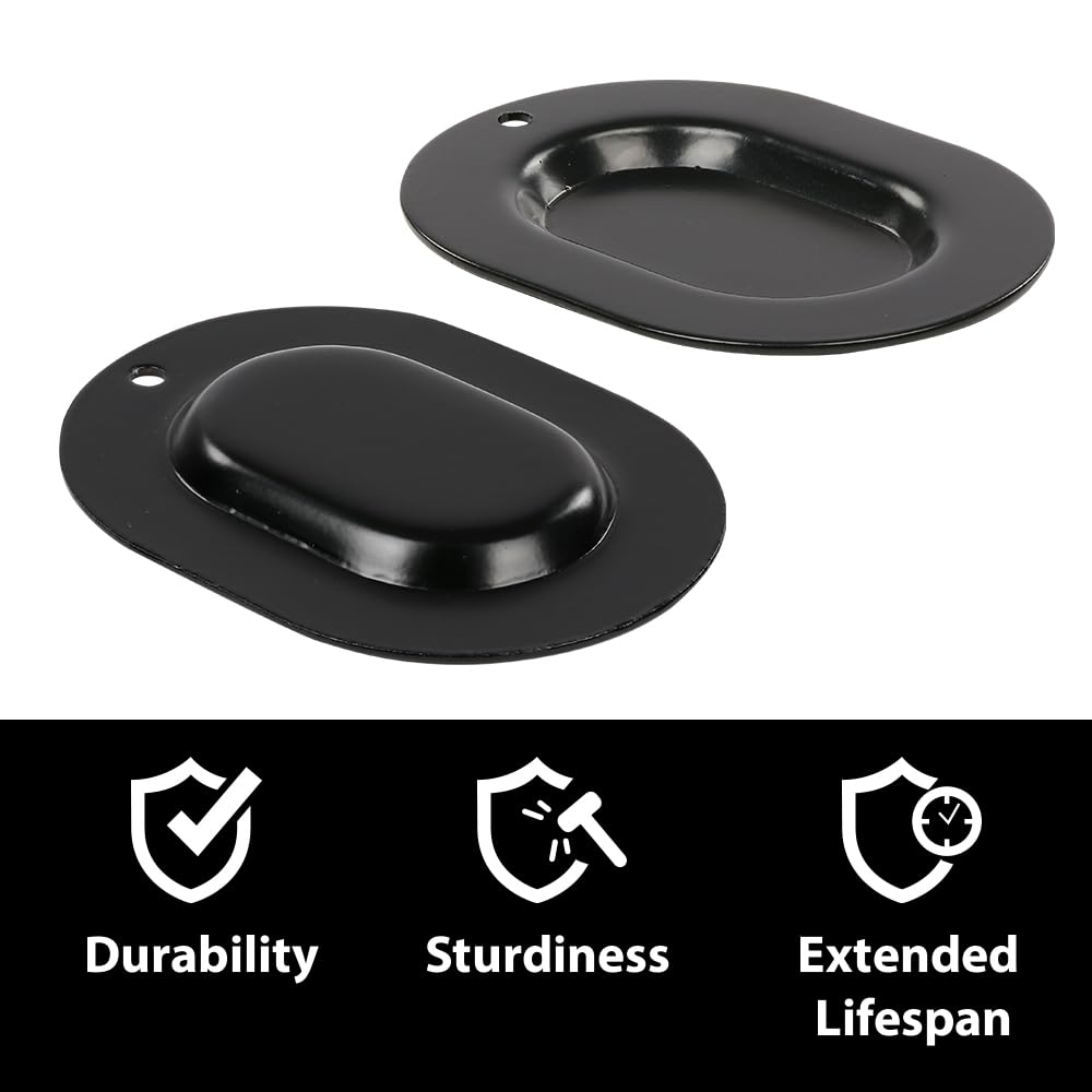 G-PLUS Trunk Floor Pan Drain Plug Plate Set Compatible with A-body/Chevelle/GTO/442/GS 1967-1972,Fit All GM Big Car & All GM 1967-1977,Fit Chevy Camaro/Pontiac Firebird 1967-1981 7 PCS Metal
