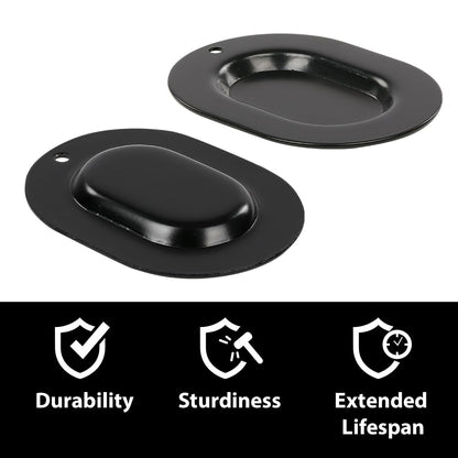 G-PLUS Trunk Floor Pan Drain Plug Plate Set Compatible with A-body/Chevelle/GTO/442/GS 1967-1972,Fit All GM Big Car & All GM 1967-1977,Fit Chevy Camaro/Pontiac Firebird 1967-1981 7 PCS Metal