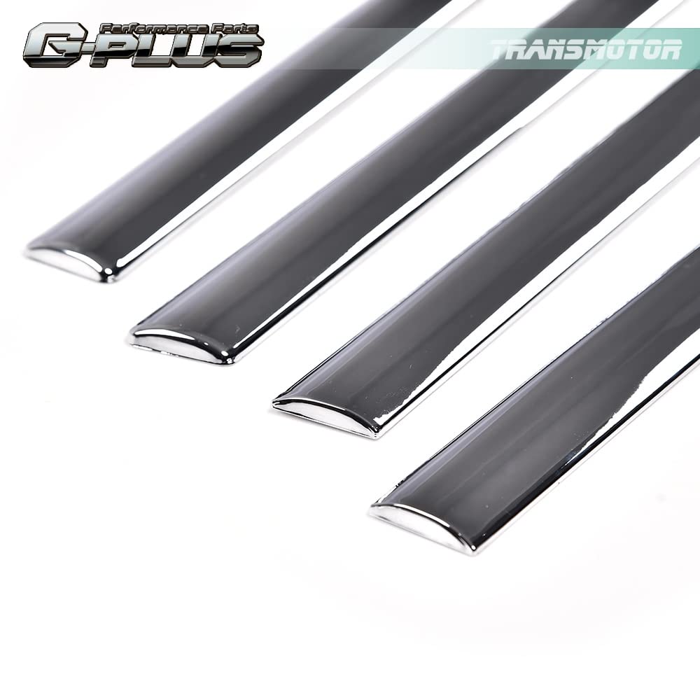 G-PLUS Body Side Moldings Trim Compatible with 2019-2021 Dodge RAM 1500 Crew Cab,Chrome Garnish,4pcs