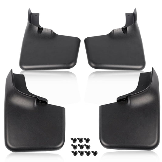 G-PLUS Front Rear Molded Mud Flaps Splash Guards Compatible with Ford F150 2004-2014 Wheel Fender Mudguards W/Factory Wheel Lip Moldings 6L3Z-16A550-BA