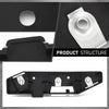 G-PLUS Front Right Side Bumper Bracket Retainer Compatible with Ford Edge (submodel: SE, SEL, Sport, Titanium) 2015-2018 FT4Z17C947A, FO1033108 Black PP