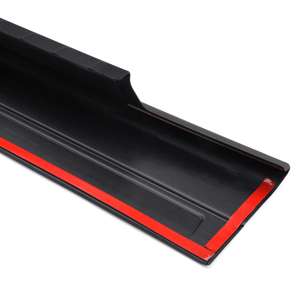 G-PLUS Trail Armor Rocker Panel Cover Guard Sill Trim Compatible With Chevy Silverado/Fit GMC Sierra Crew Cab 2001 2002 2003 2004 2005 2006 Matte Black Textured Finish L2214067 14067