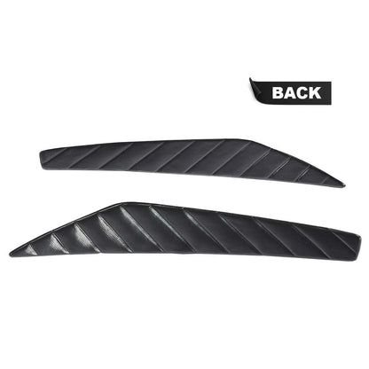G-PLUS Black Door Panel Insert, Compatible With Ford Mustang Pleated 2010-2014 12-14LL-BLK