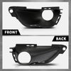 G-PLUS Fog Light Cover Lamp Bezel Left Driver Side Compatible with Jeep Grand Cherokee 2016-2022 Black 68261711AA