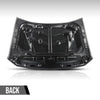 G-PLUS Front Hood Panel 1 Pc Iron Compatible with Chevy Silverado 2500HD 3500HD 2020 2021 2022 2023 2024 2025 GM1230488, 84830121 Black