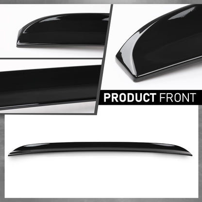 G-PLUS Rear Window Roof Spoiler Compatible with Dodge Charger All Models 2015-2024 Duckbill Style Gloss Black