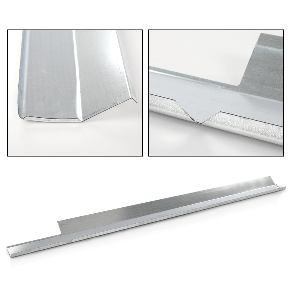 G-PLUS Slip-on Rocker Panel Left and Right Side Compatible with Ford Focus 4-Door 2008-2011 2450842E 0401140L 0401140R Sliver