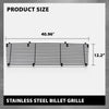 G-PLUS Billet Grille Compatible with Chevy Astro Van 1985-1994/Fit GMC Safari Van 1985-1994 C85103J Stainless Steel Black