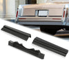 G-PLUS Rear Trunk/License Filler Set Compatible with Cadillac Deville 1980-1992/Fit for Cadillac Fleetwood 1980-1992/Fit Cadillac Brougham 1980-1992 Black 3pcs