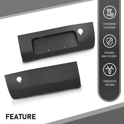 G-PLUS Left & Right Rear Door Lower Molding Compatible with Ford Transit Transit-150 Transit-250 Transit-350 2015-2019,Without Camera Hole CK4Z-99425B28-BB, KK3Z-99425B28-BC