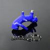 G-PLUS Silicone Turbo Intake Induction Compatible With Subaru Impreza GC8 EJ20 STI WRX 3 4,Blue
