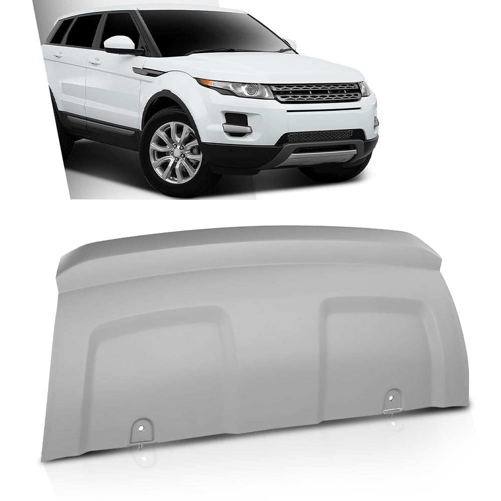 G-PLUS Front Bumper Tow Hook Eye Cover Lower Valance Panel Compatible with Range Rover Evoque 2012-2015 Silver
