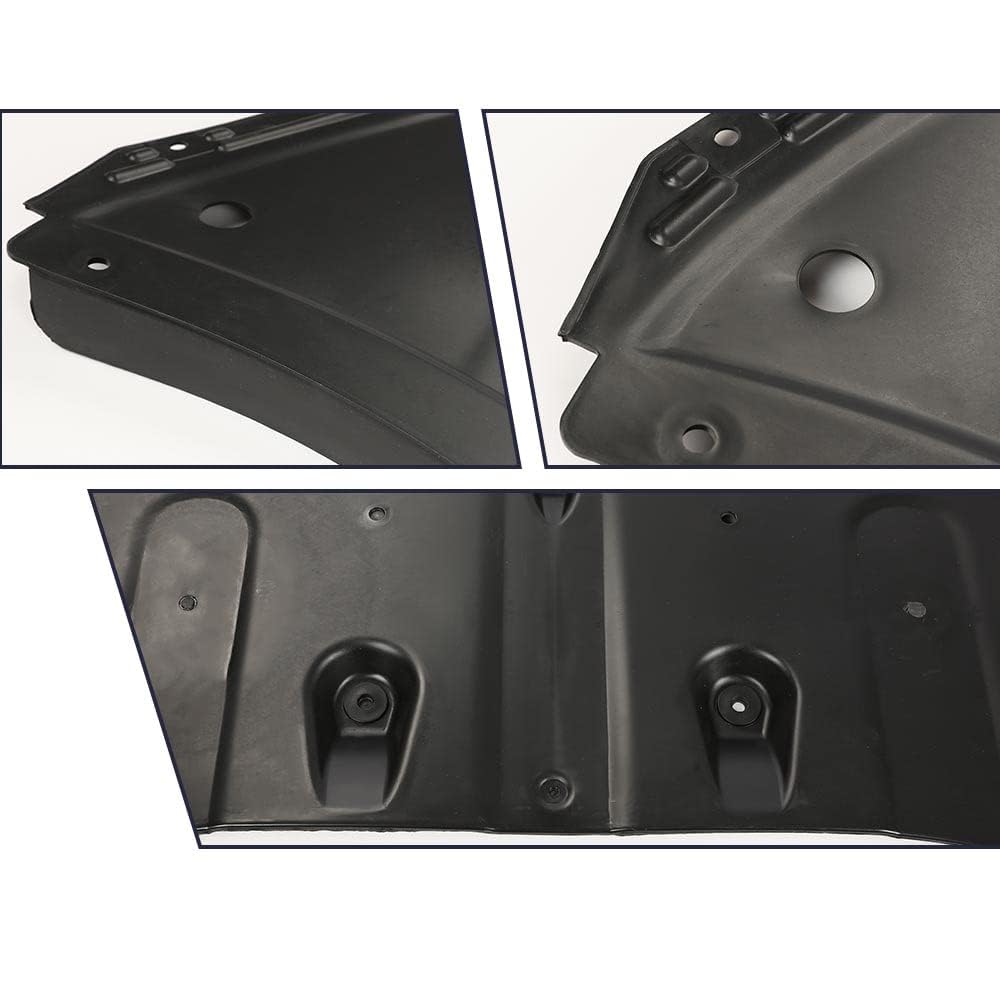 G-PLUS Front Center Undercar Shield Compatible with Sonata 2015 2016 2017 15 16 17 Front Engine Splash Shield HY1228185 29110C2300 29110C2400