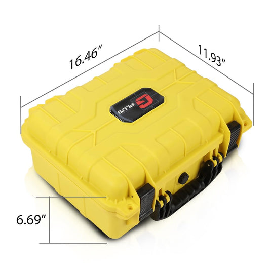 G-PLUS Graded Card Storage Box Waterproof Protector Storage Box Compatible with Meta Quest 3S/Quest 3/Quest 2,Travel Portable Case Fit Oculus Quest 3/Quest 2 Yellow Color