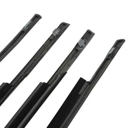 G-PLUS Rubber Strip Outer Door Belt Moulding Compatible with Toyota Tundra DCB 2007-2018 4pcs Weatherstrips Left&Right&Front&Rear Door 68160-0C020 68210-0C020 68163-0C010 68164-0C010