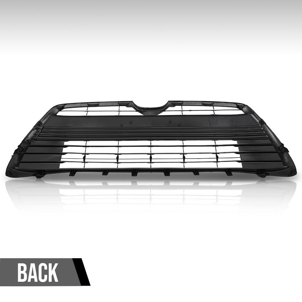G-PLUS Front Lower Bumper Grille Compatible with Toyota Corolla LE Base XLE 2023 2024 53112-02E00, 53102-02640 Black