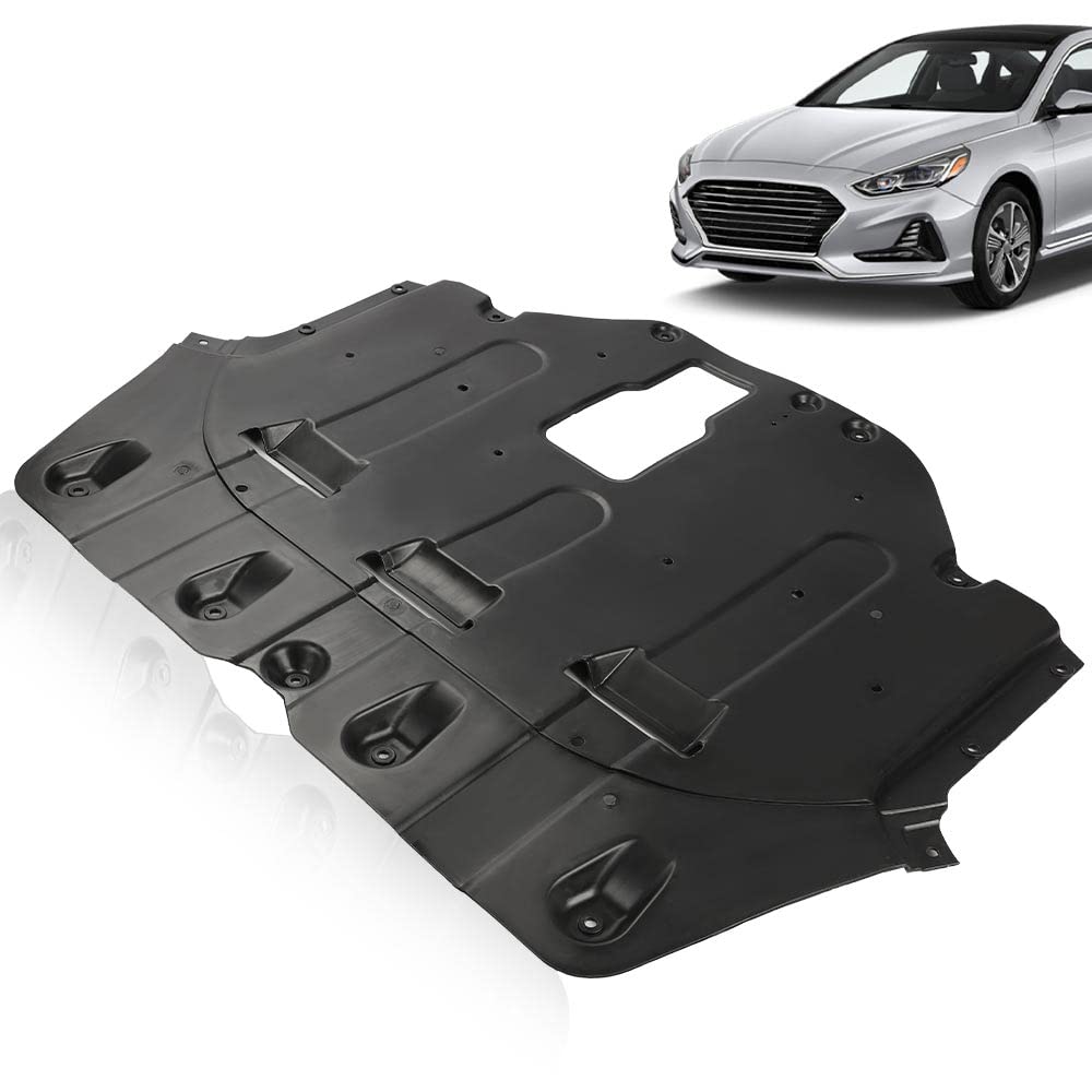 G-PLUS Engine Under Cover Splash Shields Front Support Compatible with Hyundai Sonata 2011-2017, Front Lower Engine Cover Fascia 29130-C2100