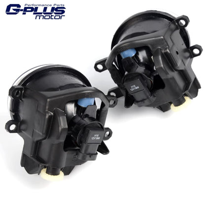 G-PLUS Bumper Fog Lights Compatible with 2016 2017 Toyota RAV4 Clear Driving Fog Lamps A pair W/Bulbs + Switch Wiring Kit neblineros para autos delantero, faros antiniebla