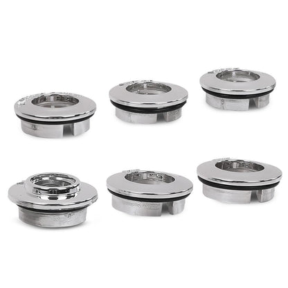 G-PLUS Dash Knob Bezels Air Brake Release Lighter Lights Wiper Gaskets Compatible with Galaxie/Ford Full-size 1962