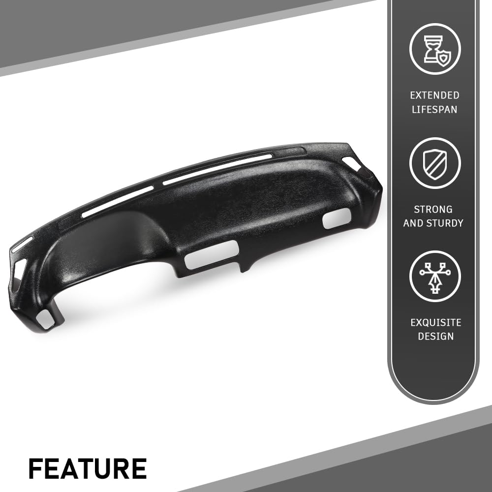 G-PLUS Dash Cover Compatible with Nissan 240SX 1989-1994 Without Heads Up Display Dashboard Panel Bezel