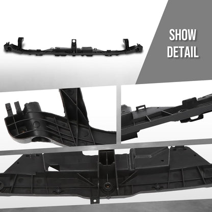 G-PLUS Front Radiator Support Compatible with Porsche Cayenne All Engine 3.0L 3.6L 4.8L 2011 2012 2013 2014 2015 2016 2017 2018 95850593140 Black