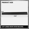 G-PLUS Left Lower Front Door Molding Compatible with Jeep Compass 2011-2017 Black 5182563AB