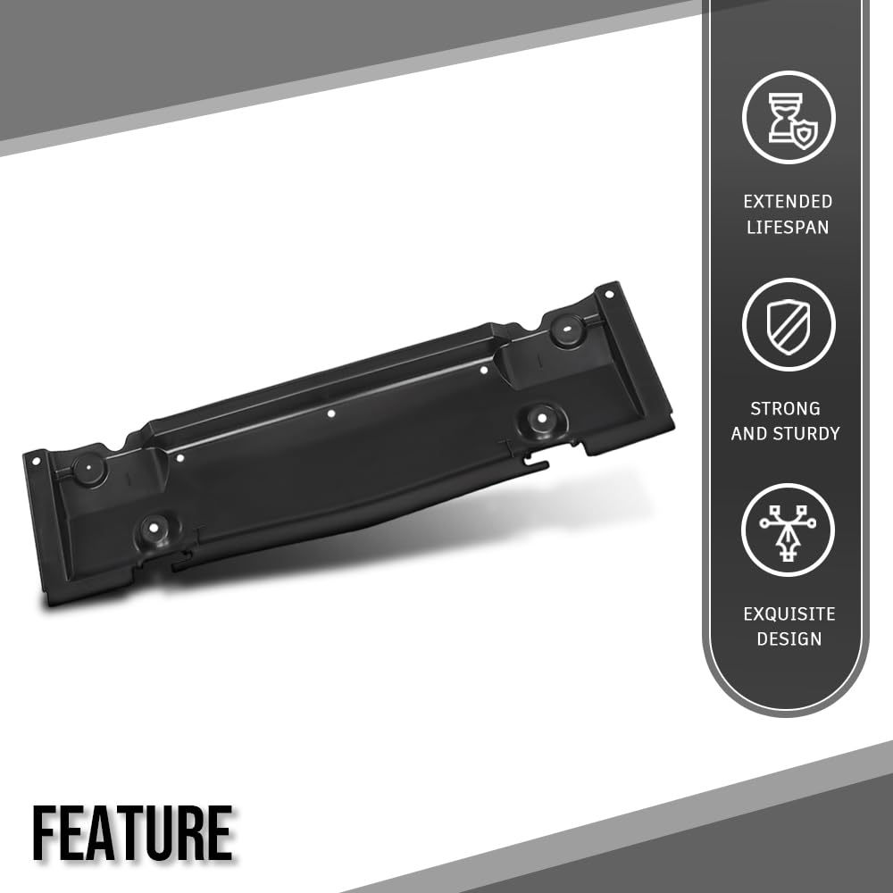 G-PLUS Front Engine Splash Shields Compatible with Benz GLE350/GLE53/GLE580/GLE450/GLS450/GLS580 2020 2021 2022 2023 1675200000, MB1228189 Black