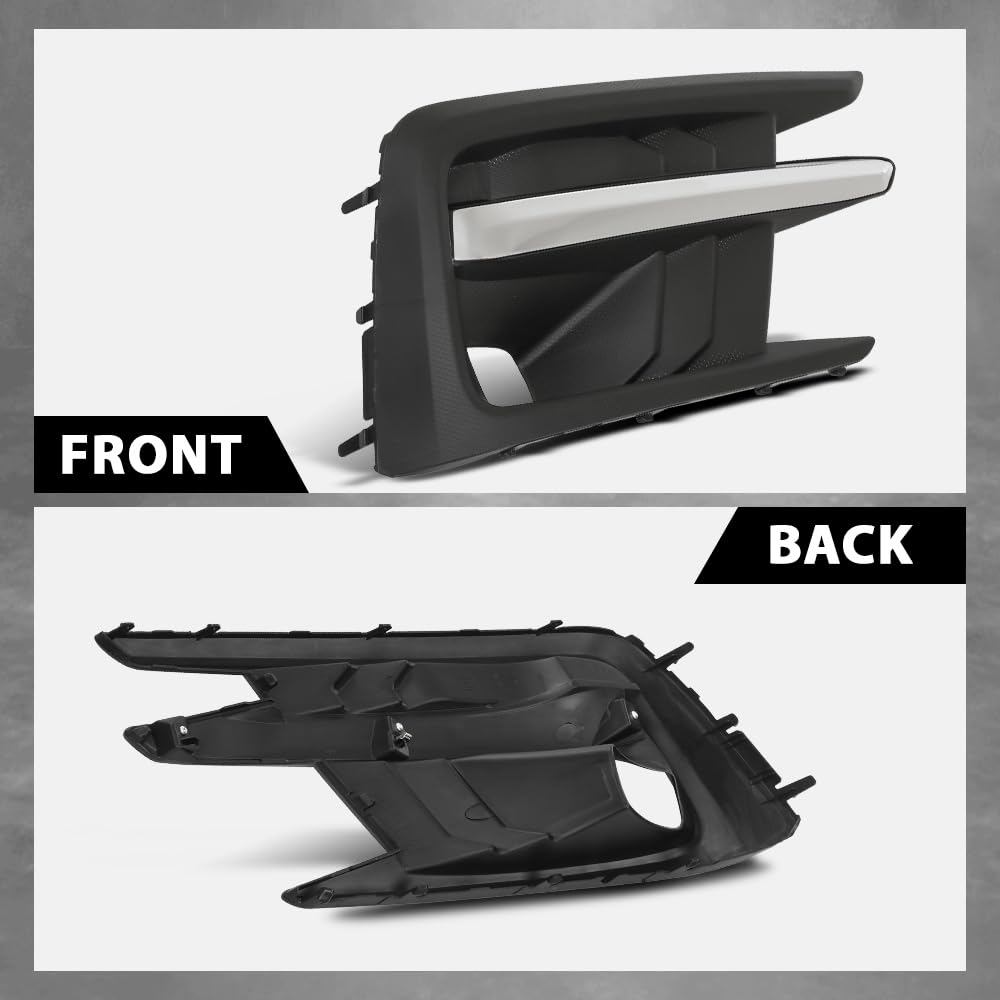 G-PLUS Fog Light Lamp Trim Cover Passenger Side Compatible with Subaru Ascent 2019-2022 57731XC02A