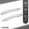 G-PLUS Front Bumper Trim Set Left & Right Compatible with Benz C250 C300 C350 4Matic & Base 2012-2015 2048853074