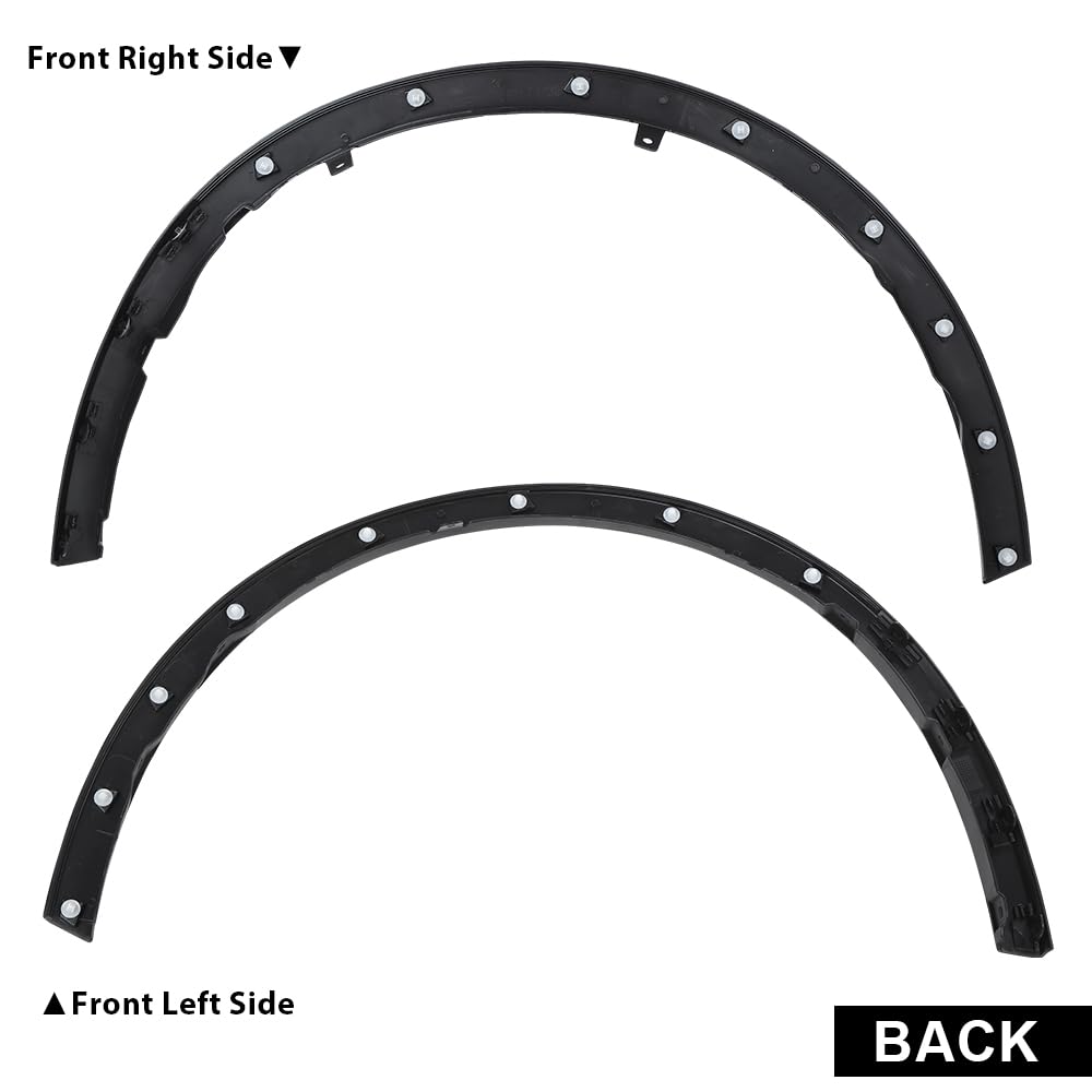 G-PLUS Front Fender Molding Wheel Housing Trim Driver and Passenger Side Compatible with Toyota CHR 2018 2019 2020 2021 2022