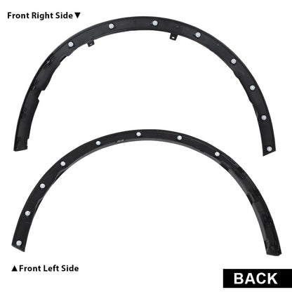 G-PLUS Front Fender Molding Wheel Housing Trim Driver and Passenger Side Compatible with Toyota CHR 2018 2019 2020 2021 2022