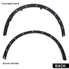 G-PLUS Front Fender Flares Compatible with Toyota CHR 2018-2022 Front Driver and Passenger Side Wheel Opening Molding, 75601F4010 75602F4010 TO1291115 TO1290115