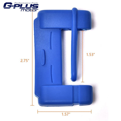 G-PLUS Universal Seat Belt Buckle Cover Replacement For Auto Car Seat Belt Buckle Clip Protector Trim Silicone Safety Accessories (Blue)