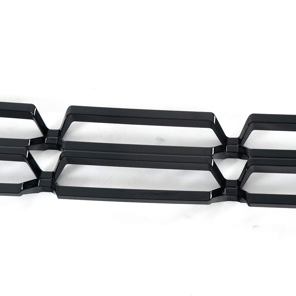 G-PLUS Front Upper Chrome Grille Insert Snap On Compatible with Chevy Silverado 1500 2016 2017 2018