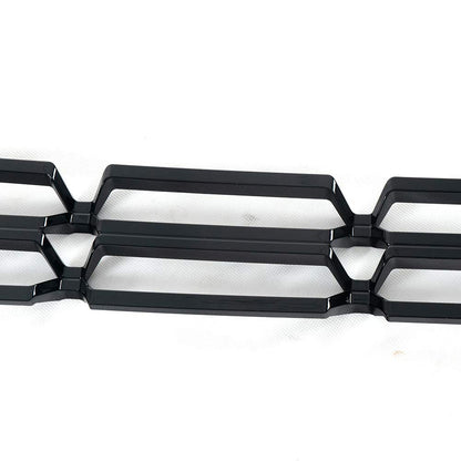 G-PLUS Front Upper Chrome Grille Insert Snap On Compatible with Chevy Silverado 1500 2016 2017 2018
