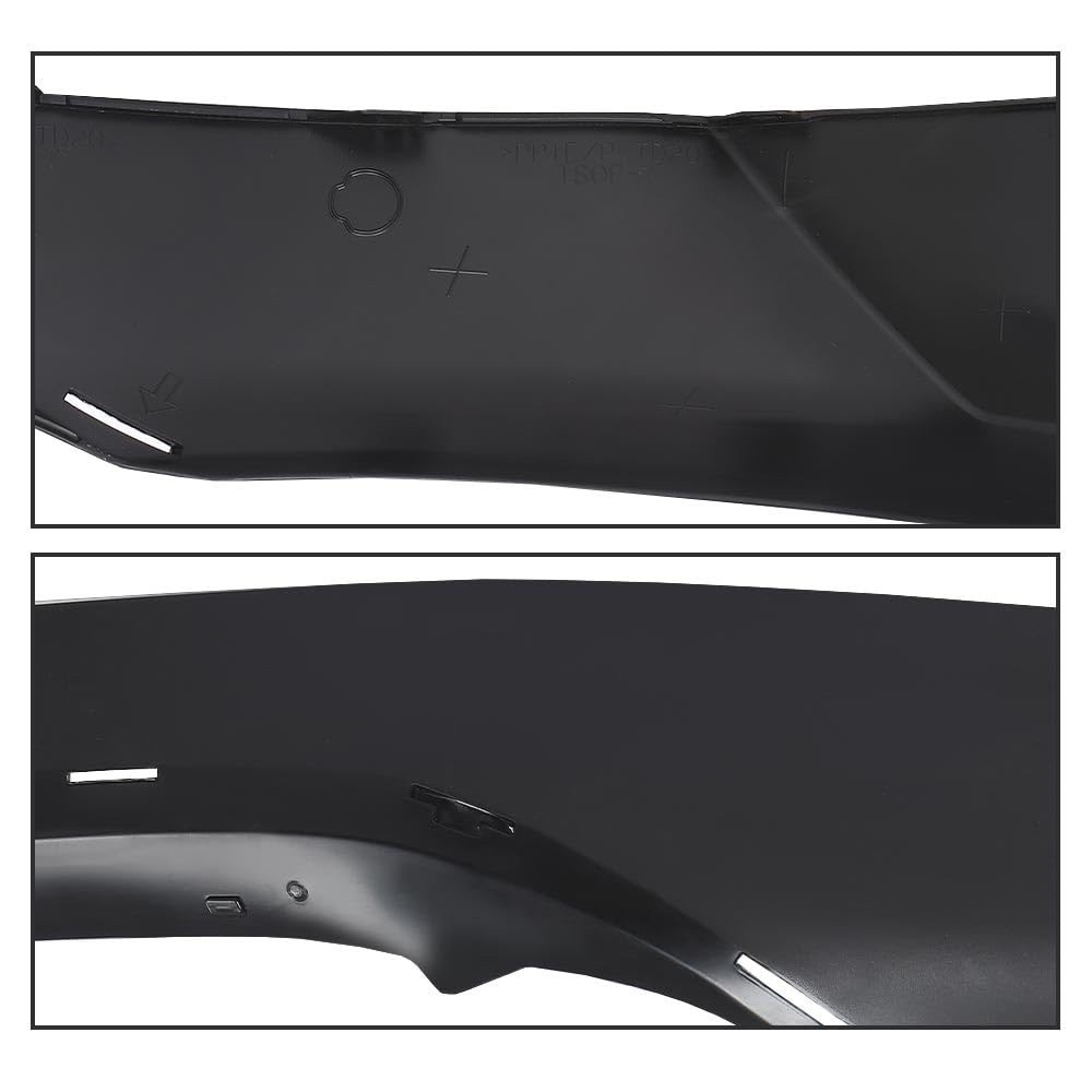 G-PLUS Rear Upper and Lower Bumper Covers Compatible with 2016-2018 Toyota RAV4 521690R010, TO1115106, 521590R914, TO1114102
