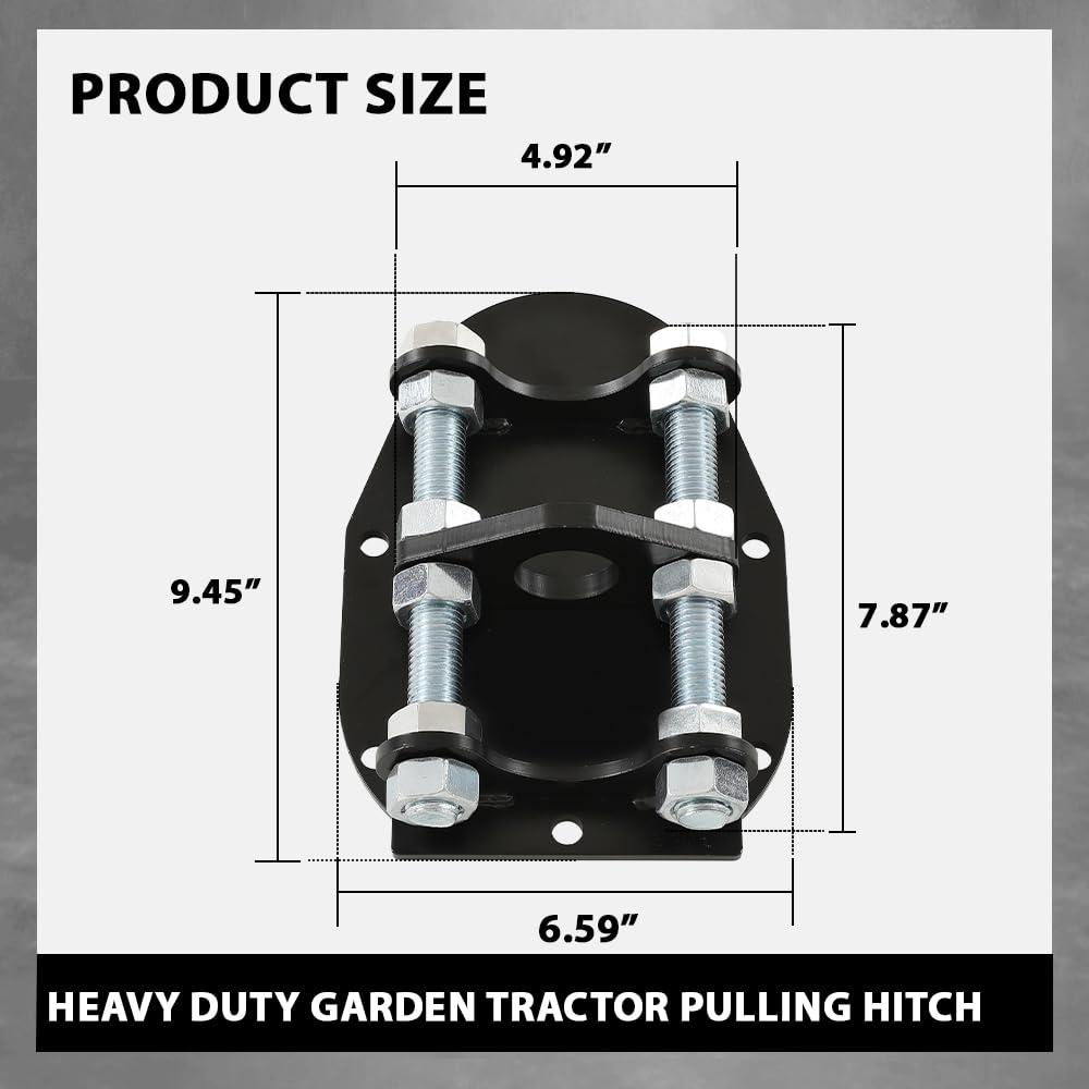 G-PLUS Adjustable Pulling Hitch Compatible with Heavy Duty Garden Tractor Cub Cadet w/Hardware