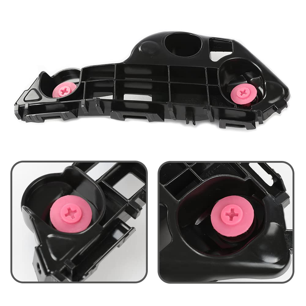G-PLUS Bumper Bracket Retainer Front Pair Beam Mount Support Compatible with Toyota Camry 2018-2024 Bumper Retainer Bracket Support 52536-33060 52535-33060