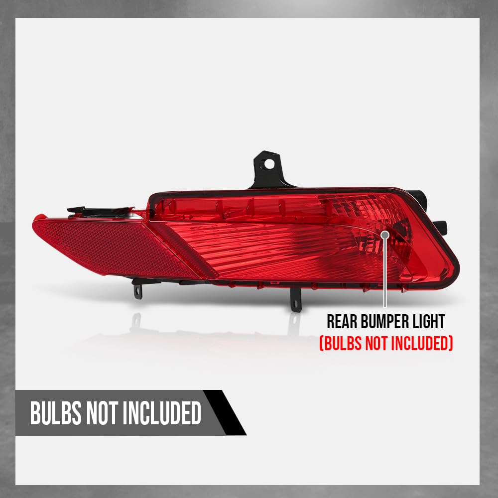 G-PLUS Right Rear Bumper Tail Light Shell Compatible with Volvo XC60 2014-2017 31353286 Red