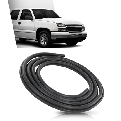 G-PLUS Front Door Rubber Weatherstrip Seal LH or Right 1pc Compatible with Cadillac Escalade 2002-2006 Fit for Chevy Silverado Suburban GMC Sierra 1999-2006