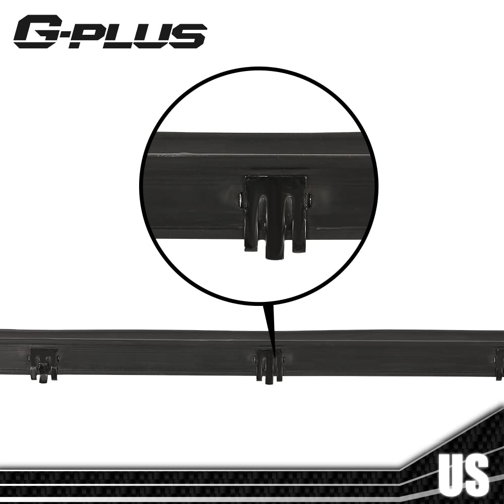 G-PLUS Tailgate Tail Gate Window Sweep Weatherstrip Seal Set Right & Left Side Windshield Trim Molding Compatible with 1978-1996 Ford Bronco D8TZ9841610/2072/FO1930103